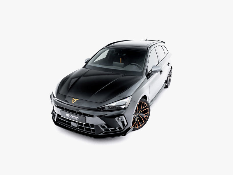 Maxton Design - Street PRO Front Splitter + Flaps Cupra Leon ST / Hatchback Mk1 Facelift