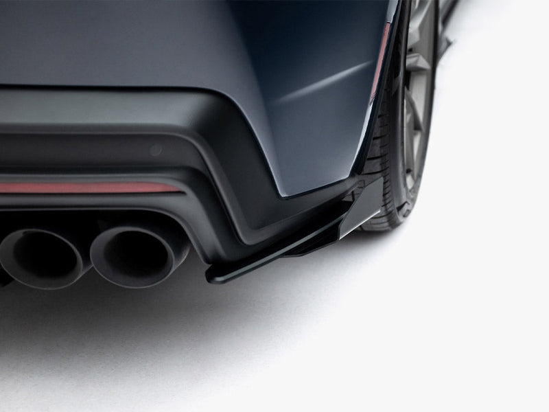 Maxton Design - Street PRO Rear Side Splitters + Flaps Ford Mustang Dark Horse Mk7