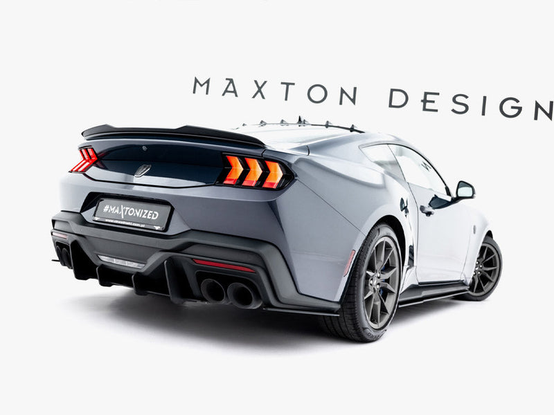 Maxton Design - Street PRO Rear Side Splitters Ford Mustang Dark Horse Mk7