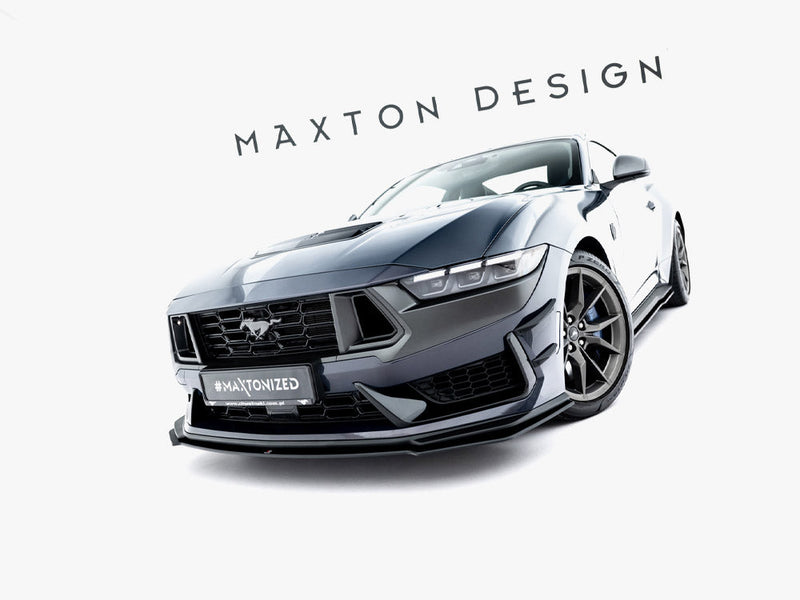 Maxton Design - Street PRO Front Splitter Ford Mustang Dark Horse Mk7