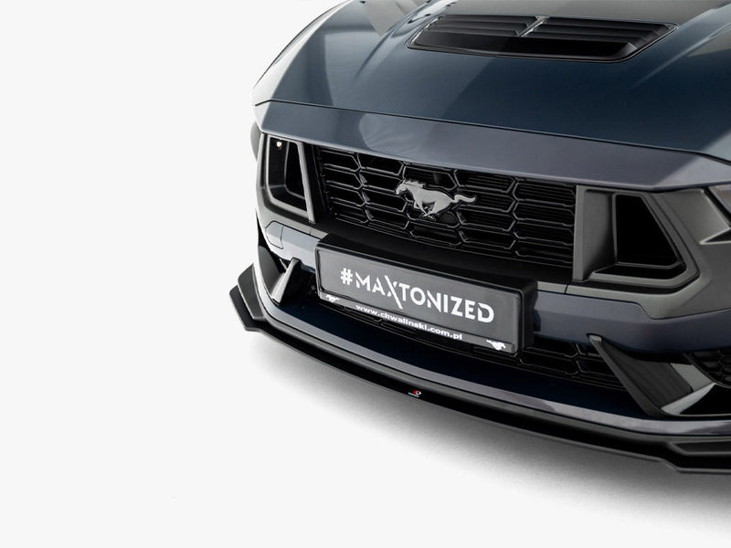 Maxton Design - Street PRO Front Splitter Ford Mustang Dark Horse Mk7