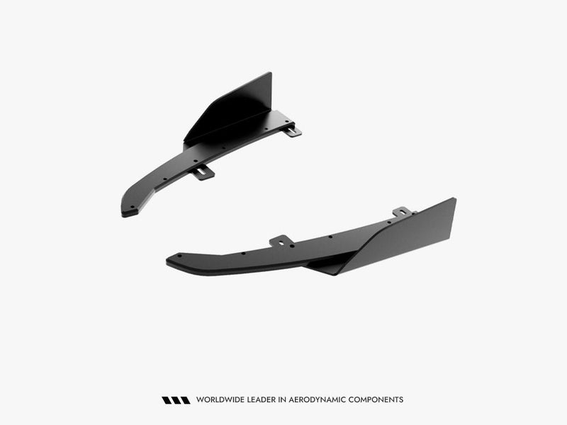 Maxton Design - Street PRO Rear Side Splitters + Flaps Audi S5 Sedan / Avant B10