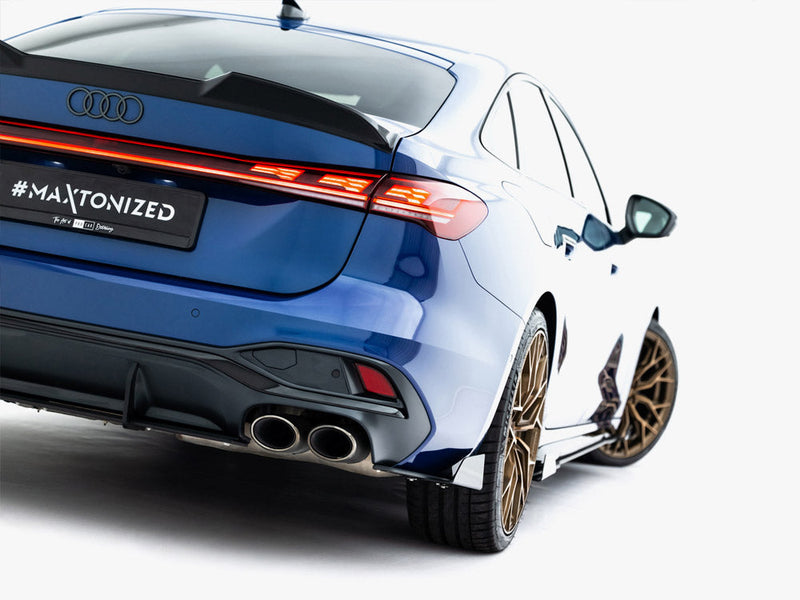 Maxton Design - Street PRO Rear Side Splitters + Flaps Audi S5 Sedan / Avant B10