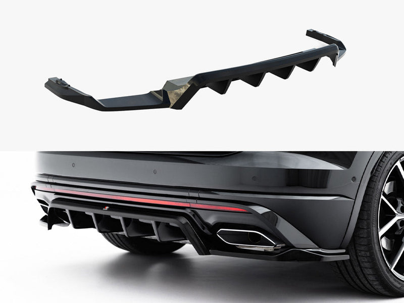 Maxton Design - Rear Splitter (Vertical Bars) Volkswagen Touareg R-Line Mk3 Facelift