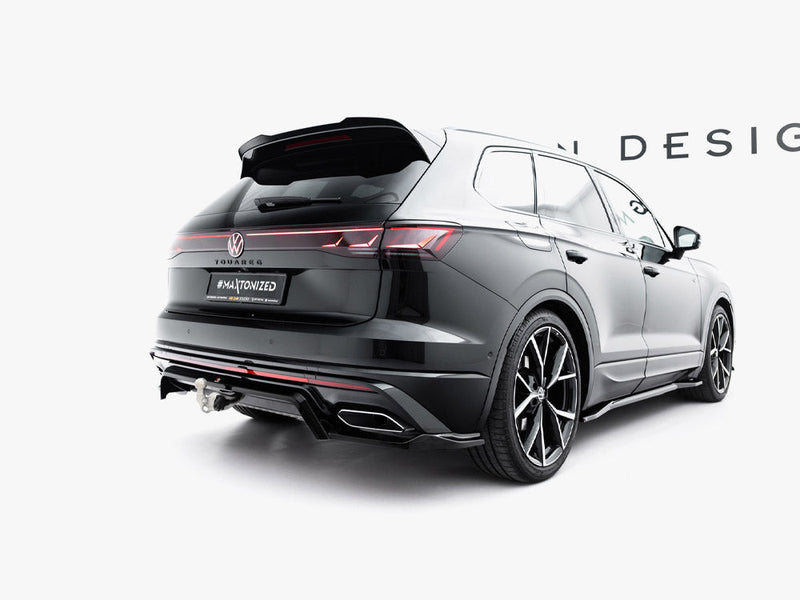 Maxton Design - Rear Splitter (Vertical Bars) Volkswagen Touareg R-Line Mk3 Facelift