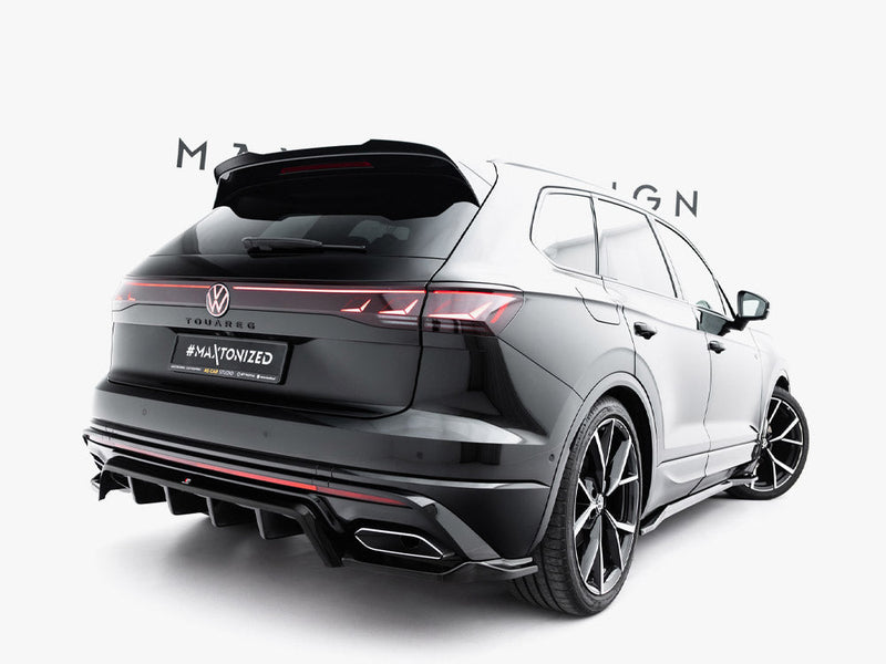 Maxton Design - Rear Splitter (Vertical Bars) Volkswagen Touareg R-Line Mk3 Facelift