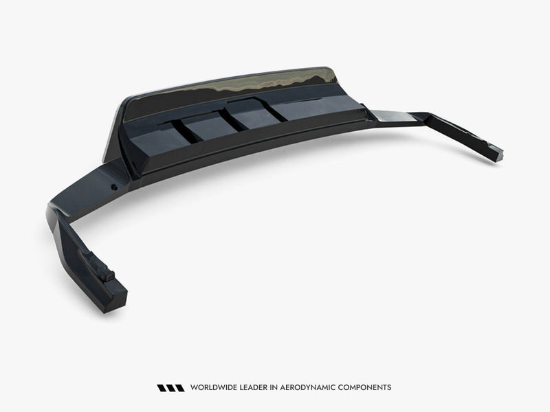 Maxton Design - Rear Splitter (Vertical Bars) Volkswagen Touareg R-Line Mk3 Facelift