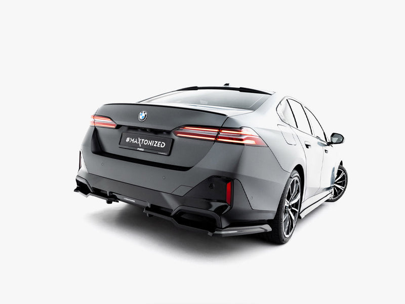 Maxton Design - Rear Splitter (Vertical Bars) V.1 BMW 5 / i5 M-Pack Sedan / Touring G60 / G61