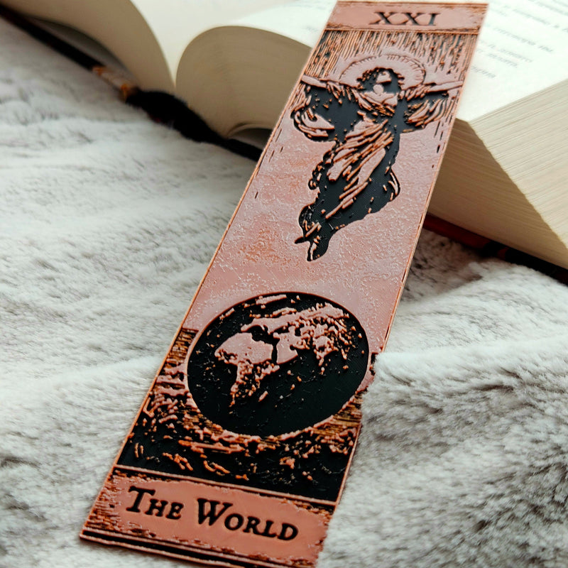 Gothic Tarot Bookmarks Set #8 – The World & Judgement | Major Arcana Collection | Occult & Witchy Gifts UK