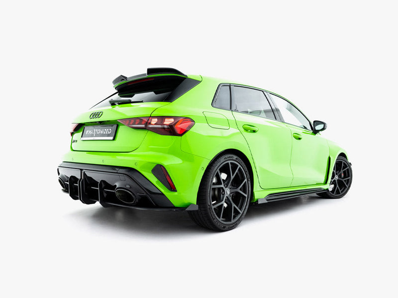Maxton Design - Street PRO Rear Diffuser + Flaps Audi RS3 Sportback 8Y Facelift