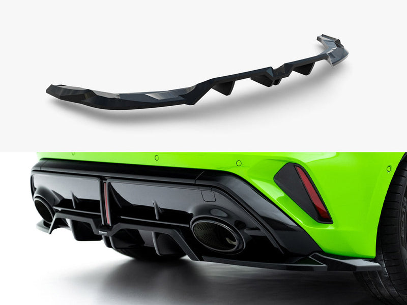Maxton Design - Rear Splitter (Vertical Bars) V.2 Audi RS3 Sportback 8Y Facelift