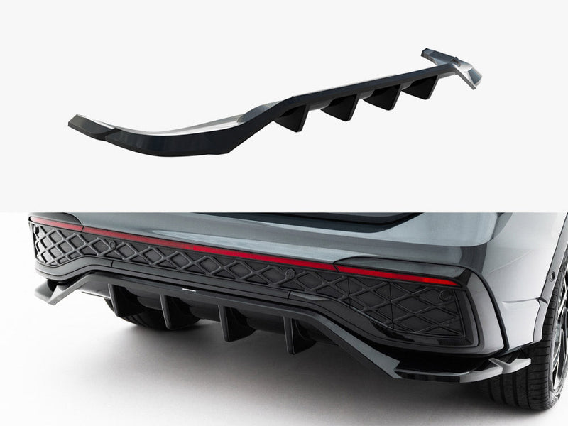 Maxton Design - Rear Splitter (Vertical Bars) Volkswagen Tiguan R-Line Mk3
