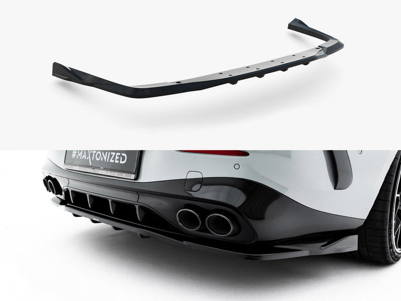 Maxton Design - Rear Splitter (Vertical Bars) Mercedes-AMG CLE 53 Aero C236