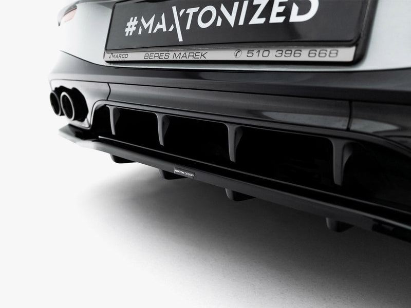 Maxton Design - Rear Splitter (Vertical Bars) Mercedes-AMG CLE 53 Aero C236