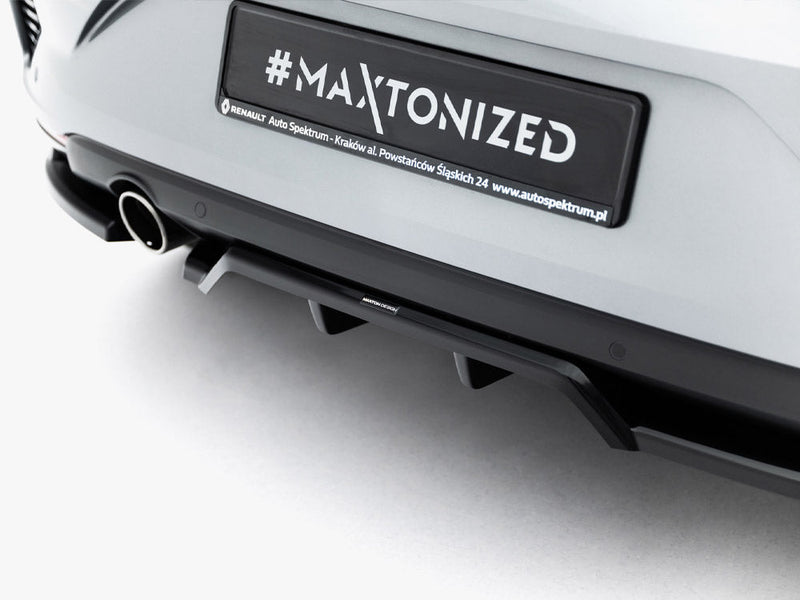 Maxton Design - Rear Splitter (Vertical Bars) Renault Clio Mk5 Facelift