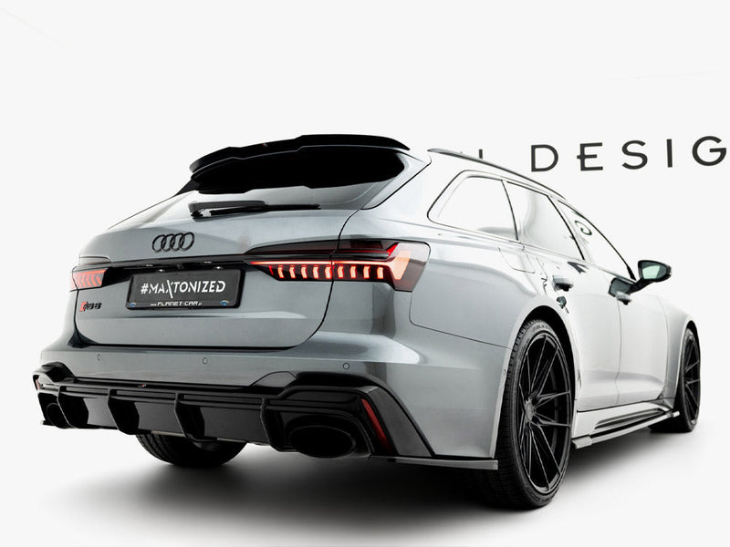 Maxton Design - Rear Valance Audi RS6 C8 / C8 Facelift (Version with towbar)
