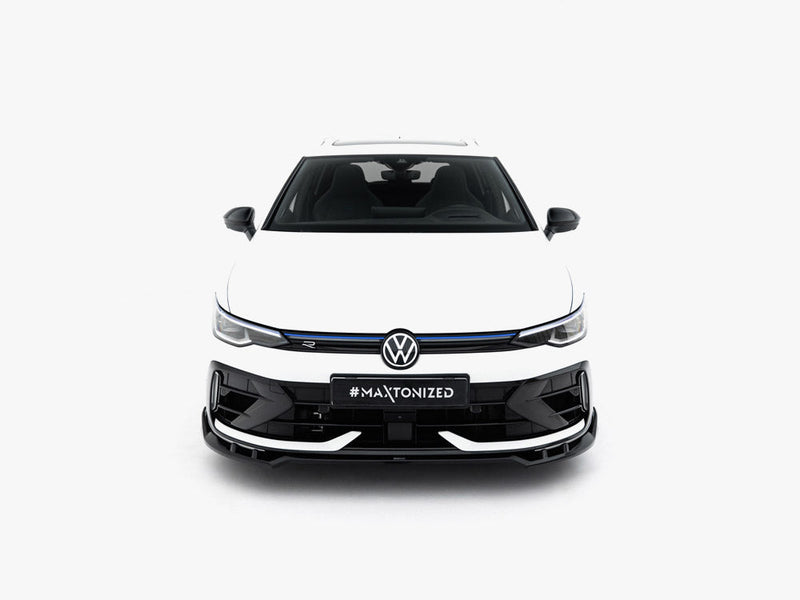 Maxton Design - Front Splitter V.1 Volkswagen Golf R Variant Mk8 Facelift