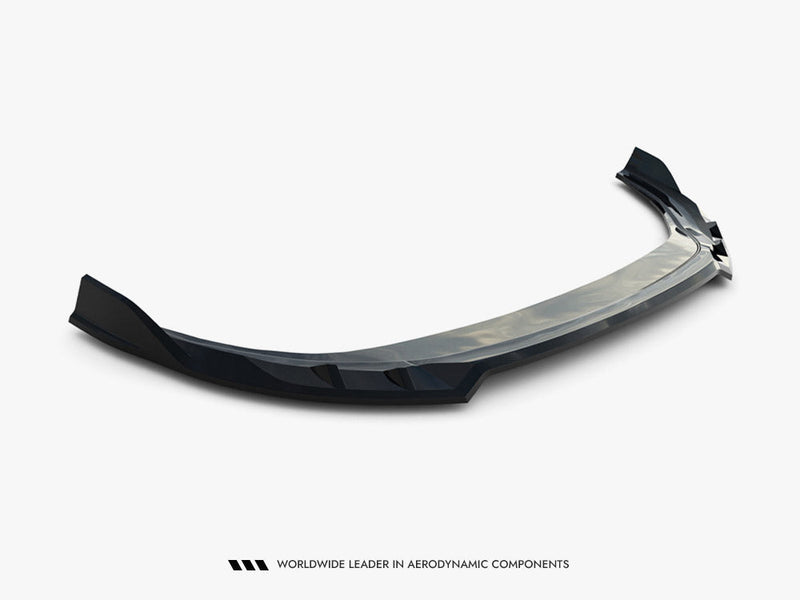 Maxton Design - Front Splitter V.1 Volkswagen Golf R Variant Mk8 Facelift