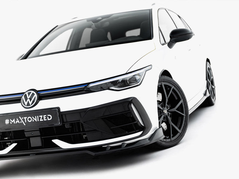 Maxton Design - Front Splitter V.1 Volkswagen Golf R Variant Mk8 Facelift
