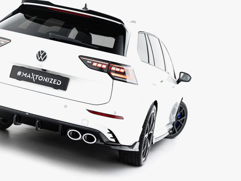 Maxton Design - Rear Side Splitters V.2 Volkswagen Golf R Variant Mk8 Facelift