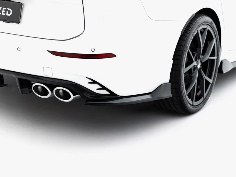Maxton Design - Rear Side Splitters V.2 Volkswagen Golf R Variant Mk8 Facelift