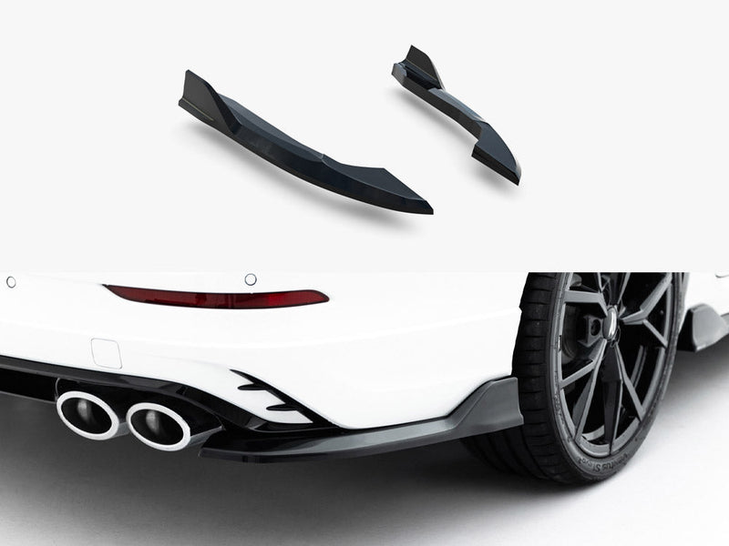Maxton Design - Rear Side Splitters V.1 Volkswagen Golf R Variant Mk8 Facelift