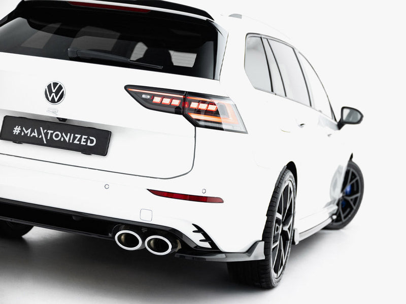 Maxton Design - Rear Side Splitters V.1 Volkswagen Golf R Variant Mk8 Facelift