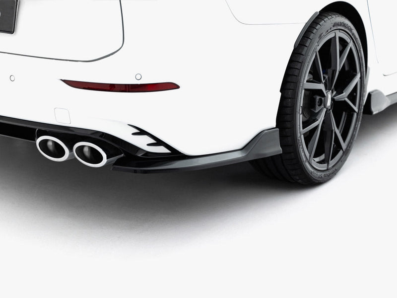 Maxton Design - Rear Side Splitters V.1 Volkswagen Golf R Variant Mk8 Facelift