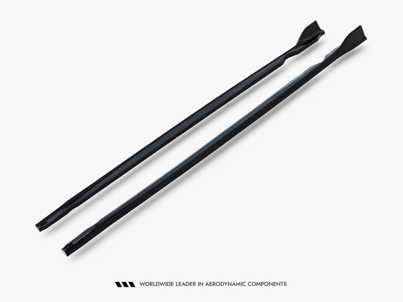 Maxton Design - Side Skirt Diffusers Volkswagen Golf R Variant Mk8 Facelift