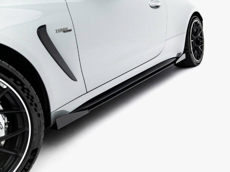 Maxton Design - Street PRO Side Skirt Diffusers + Flaps Mercedes-AMG CLE 53 Aero C236