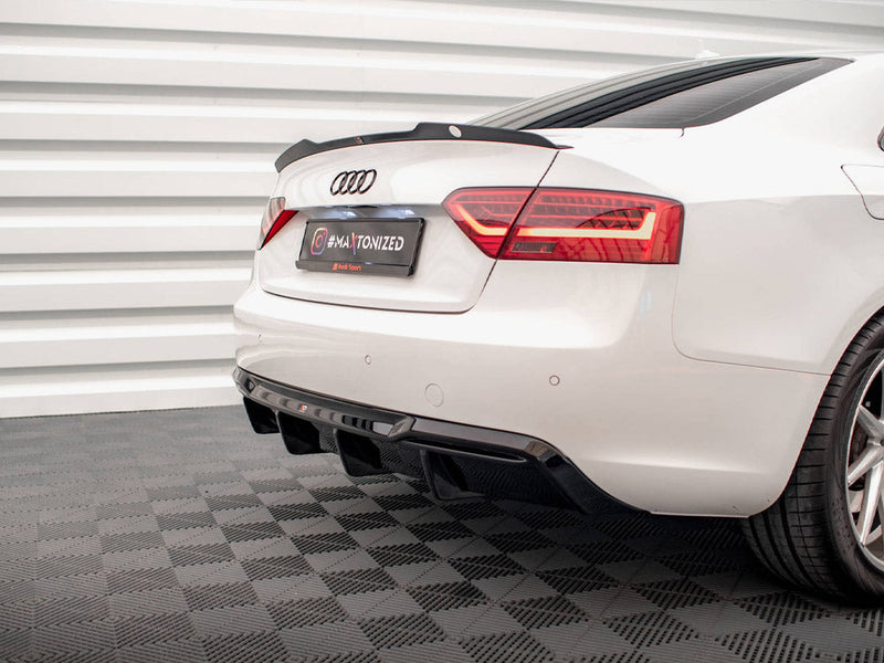 Maxton Design - Rear Valance Audi A5 Sportback 8T Facelift (Version with dual exhausts on one side)
