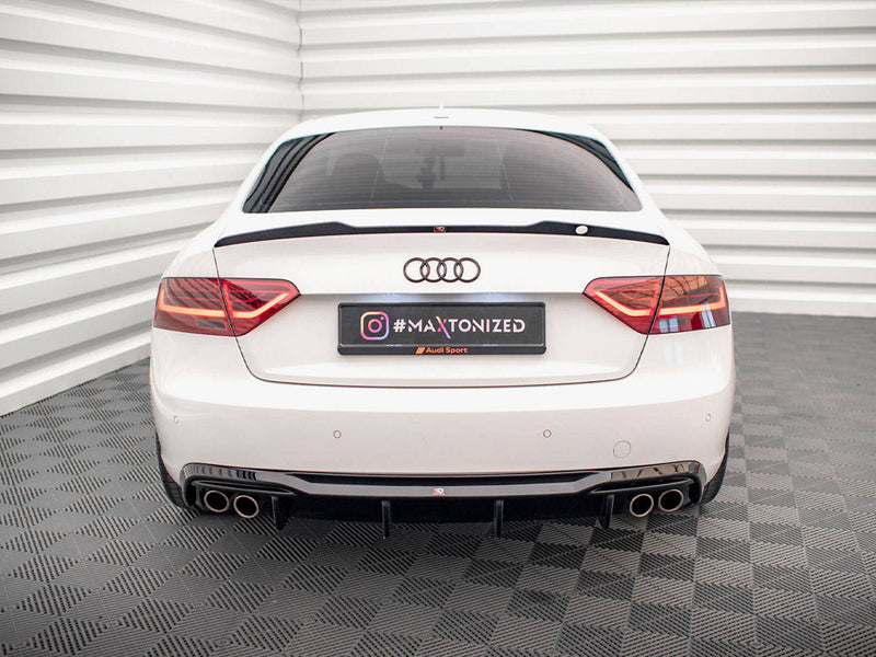 Maxton Design - Rear Valance Audi A5 Sportback 8T Facelift (Version with dual exhausts on both sides)