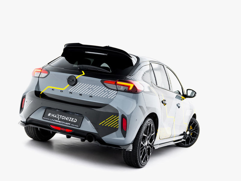 Maxton Design - Rear Splitter (Vertical Bars) Vauxhall / Opel Corsa F Facelift (Mk6 Facelift)