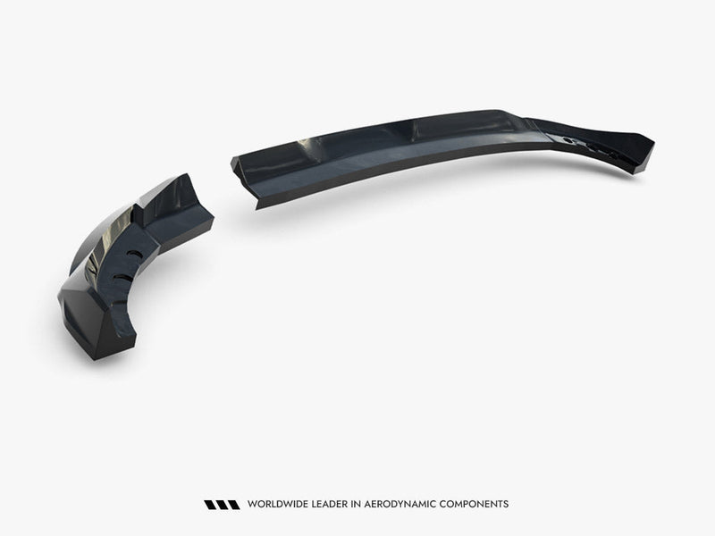 Maxton Design - Rear Splitter (Vertical Bars) Vauxhall / Opel Corsa F Facelift (Mk6 Facelift)