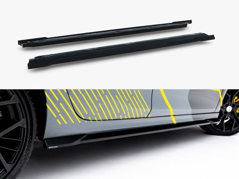 Maxton Design - Side Skirt Diffusers Opel Corsa F Facelift (Mk6 Facelift)
