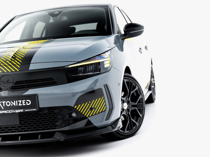 Maxton Design - Front Splitter Vauxhall / Opel Corsa F Facelift (Mk6 Facelift)