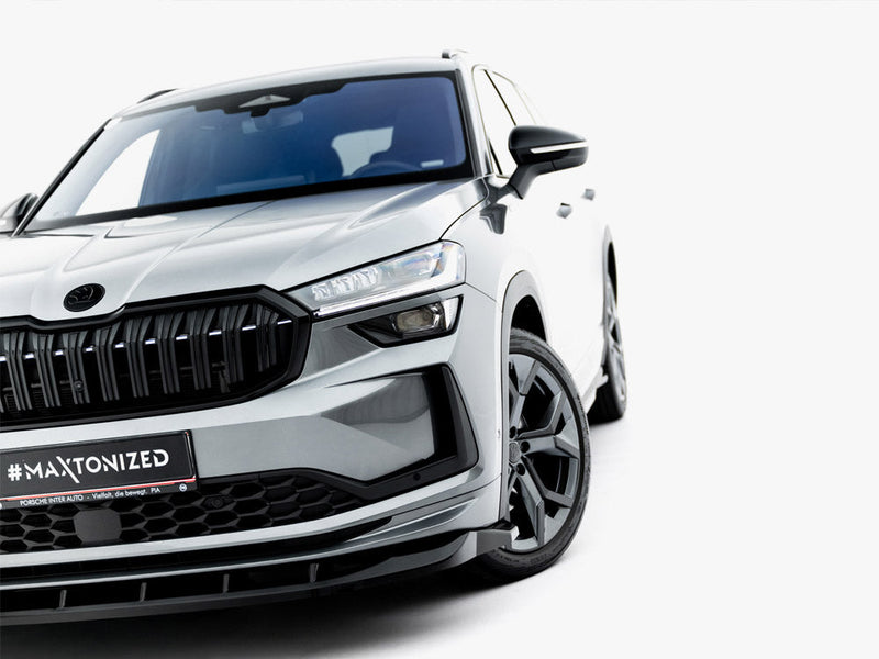 Maxton Design - Front Splitter V.2 Skoda Kodiaq Sportline Mk2