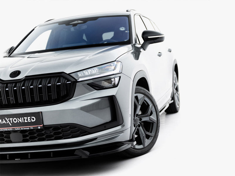 Maxton Design - Front Splitter V.1 Skoda Kodiaq Sportline Mk2