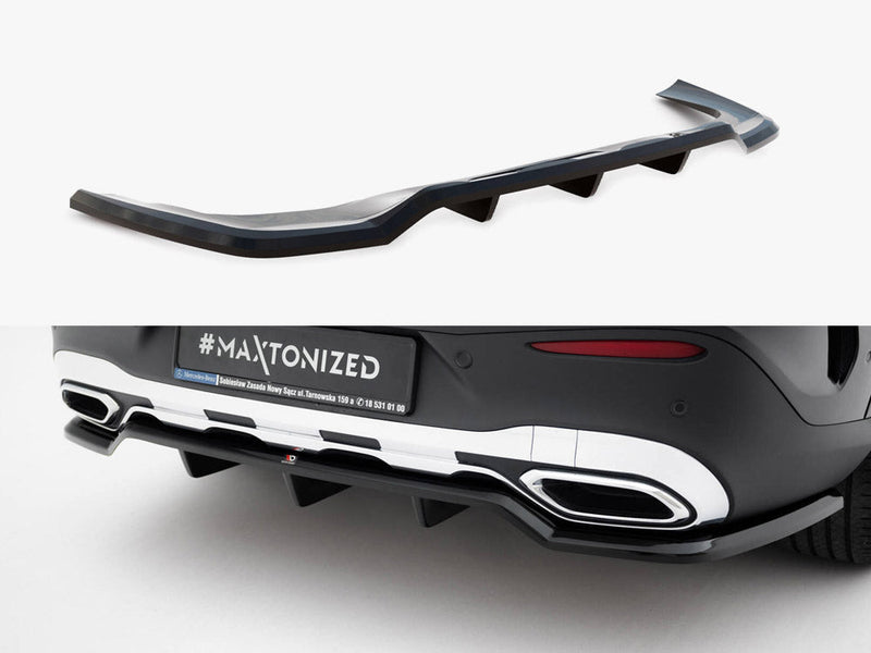 Maxton Design - Rear Splitter (Vertical Bars) Mercedes-Benz GLC Coupe AMG-Line C254