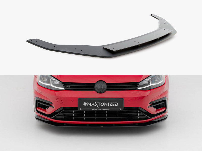 Maxton Design - STREET PRO FRONT SPLITTER VW GOLF 7 R / R-LINE FACELIFT