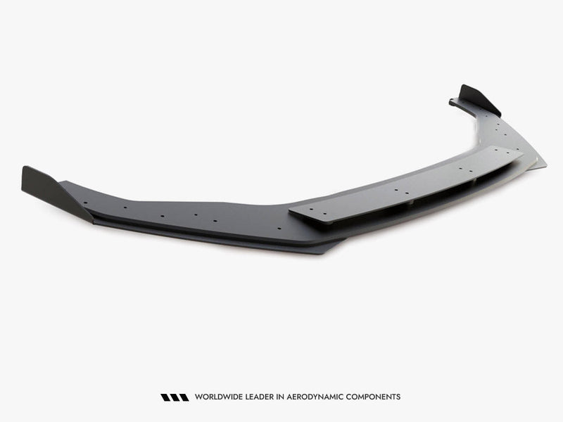Maxton Design - STREET PRO FRONT SPLITTER + FLAPS VW GOLF 7 R / R-LINE FACELIFT