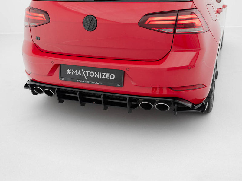 Maxton Design - STREET PRO REAR DIFFUSER VW GOLF 7 R FACELIFT
