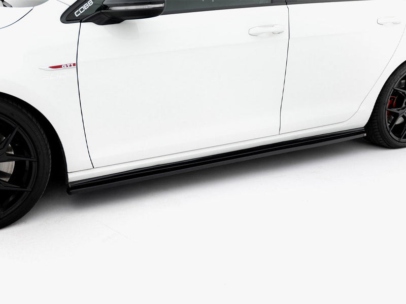 Maxton Design - Side Skirt Diffusers V.2 Volkswagen Golf GTI / GTD Mk7 / Mk7 Facelift (narrow)