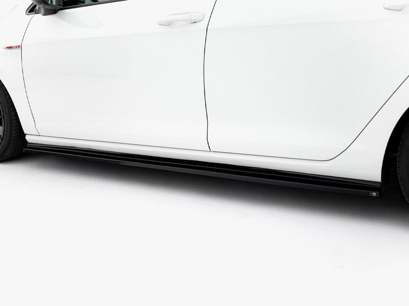 Maxton Design - Side Skirt Diffusers V.2 Volkswagen Golf GTI / GTD Mk7 / Mk7 Facelift (narrow)