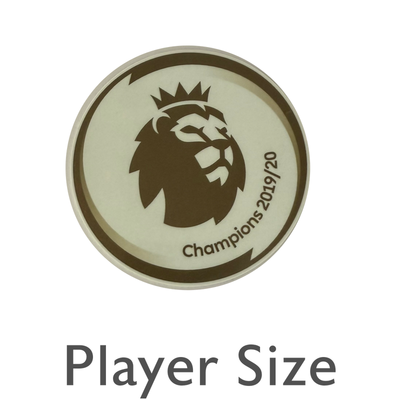 2019 - 2020 Premier League Champions Player Size Sleeve Badge (Liverpool)