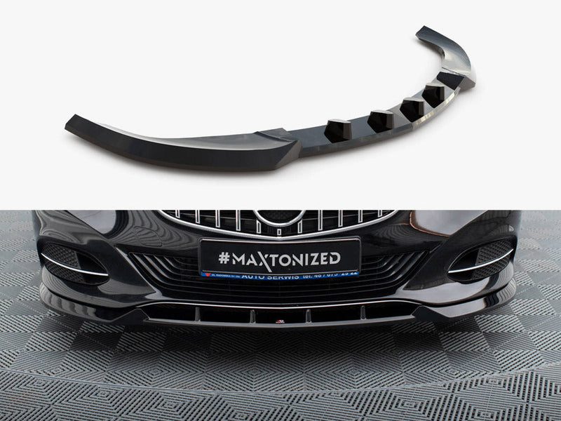 Maxton Design - FRONT SPLITTER MERCEDES E63 AMG SEDAN W212 FACELIFT