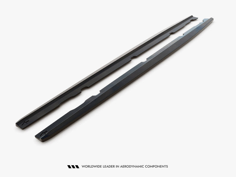 Maxton Design - SIDE SKIRTS DIFFUSERS V.1 MERCEDES-AMG C 63AMG COUPE C205 FACELIFT (2018-2021)