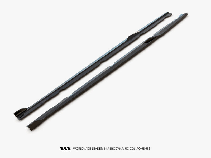 Maxton Design - SIDE SKIRTS DIFFUSERS V.2 MERCEDES-AMG C 63AMG COUPE C205 FACELIFT