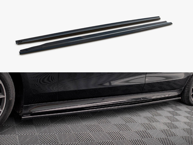 Maxton Design - SIDE SKIRTS DIFFUSERS MERCEDES S LONG AMG-LINE V223