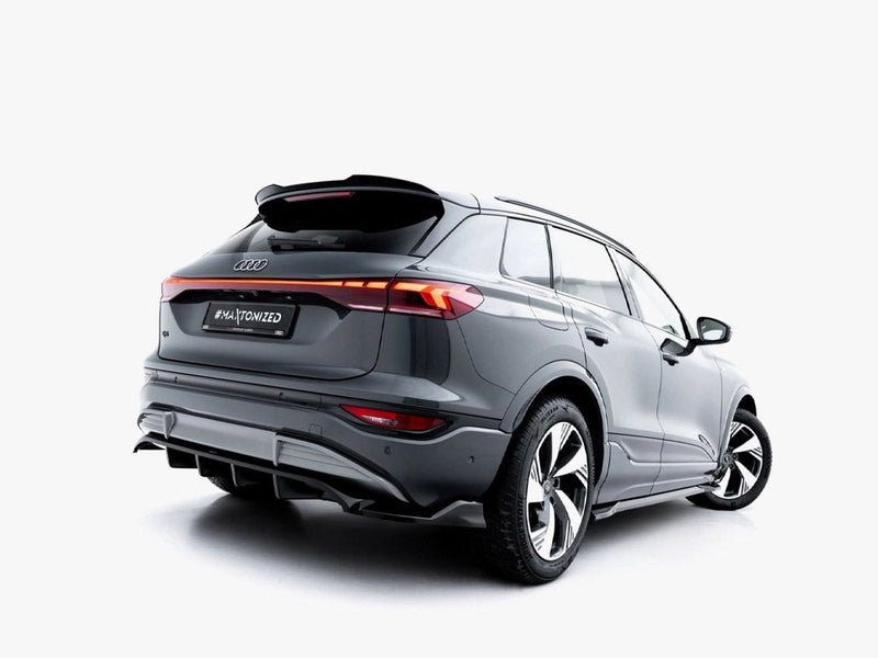 Maxton Design - Rear Splitter (Vertical Bars) Audi Q6 e-tron S-Line / SQ6 e-tron SUV / Sportback Mk1